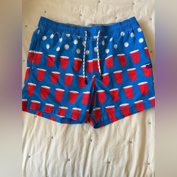 Party pants beer pong swim trunks- shorts - Picture 1 of 6